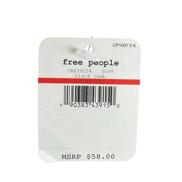 Free People Intimates NWT Pretty Little Thing Cami Black Paisley Lace Tank - Picture 7 of 10